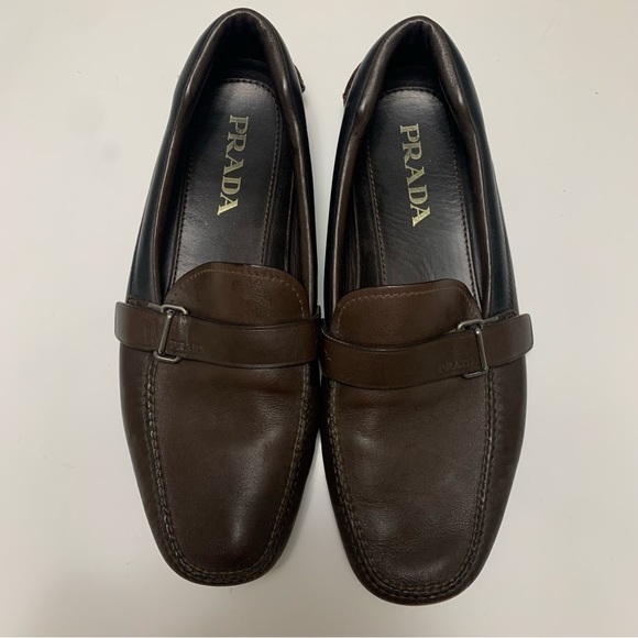 Prada Saffiano leather loafers